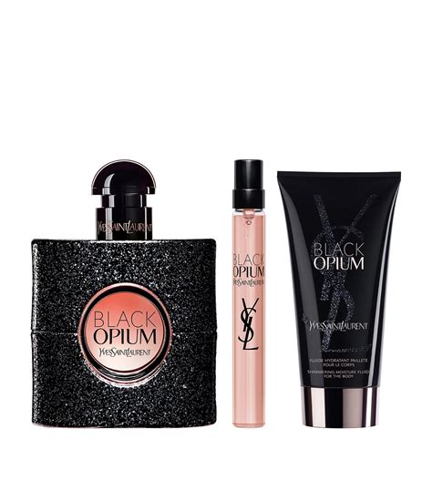 YSL Beauty's Black Opium Eau de Parfum gift set .